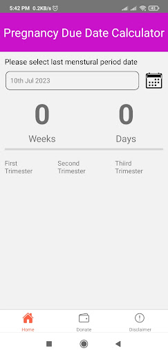 Pregnancy Due Date Calculator