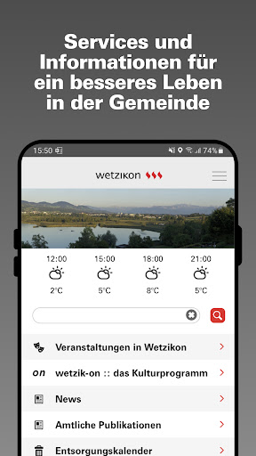 Android application Stadt Wetzikon screenshort