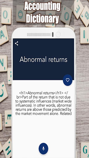 Android application Accounting Dictionary Offline screenshort