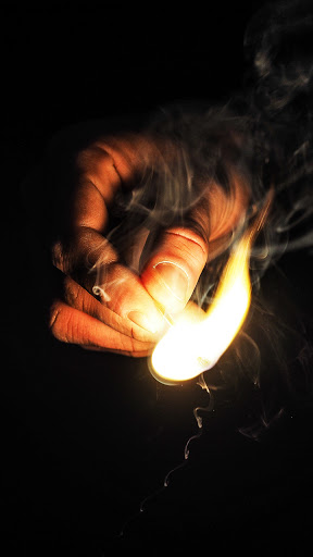 Android application fire torch wallpaper screenshort