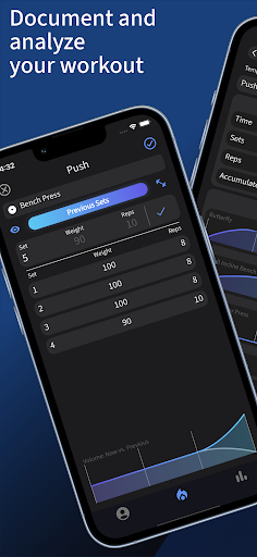 Android application Streak - Gym Log screenshort