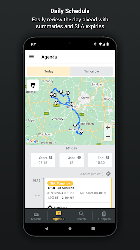 Android application triOpsis screenshort