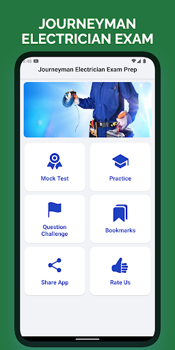 Android application Journeyman Electrician 2024 screenshort