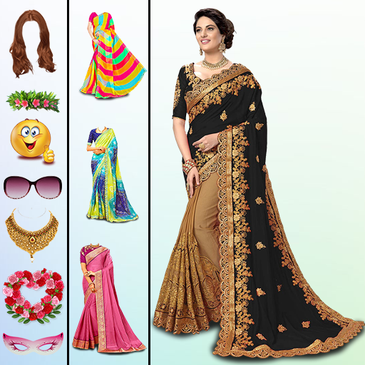 Women Fashion Saree Photo Suit विंडोज़ पर डाउनलोड करें
