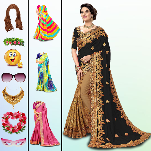 Women Fashion Saree Photo Suit