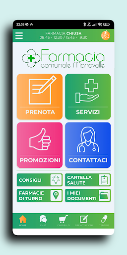 Android application Farmacia Comunale Morrovalle screenshort