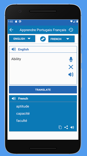 Traducteur Français Portugais Screen 3