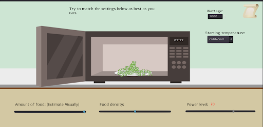 Microwave Calculator Screen 3