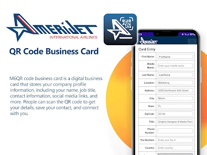 Amerijet Digital Business Card