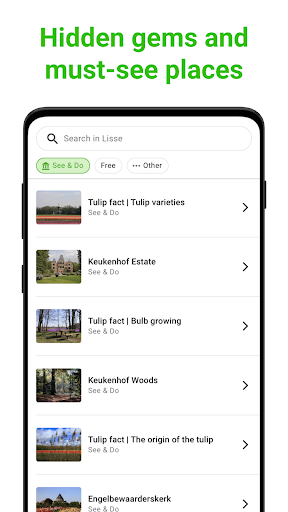 Lisse Tour Guide:SmartGuide Screen 3