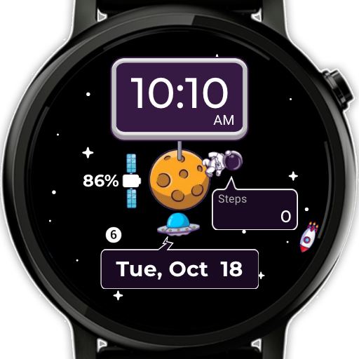 Space Astro Boy - Watch Face Download on Windows