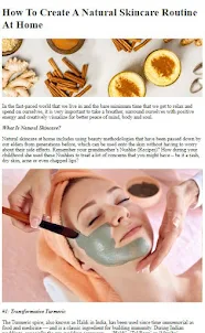 How to Do Natural Skin Care