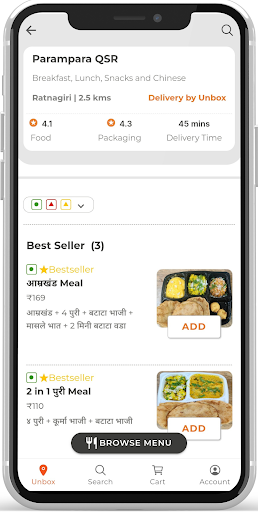 Unbox : Food & Online Delivery Screenshot 4 - AppWisp.com