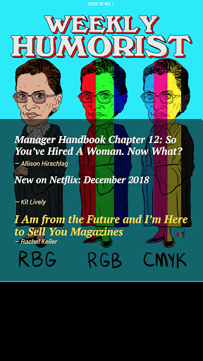 Android application The Weekly Humorist screenshort