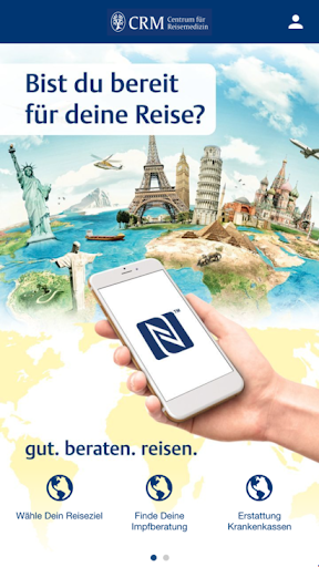 Android application gut. beraten. reisen. screenshort