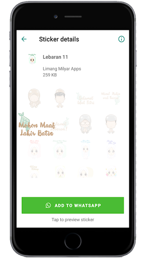 Stiker Lebaran Idul Fitri 2023