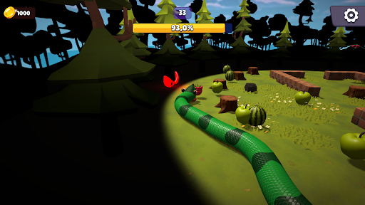 Axy Snake 3D: Classic Arcade Screen 2
