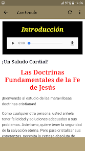 Captura de Pantalla 5 Curso Básico y Avanzado la Fe  android