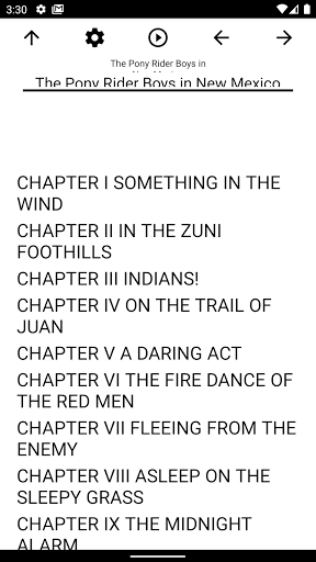 Android application Book, The Pony Rider Boys in N screenshort