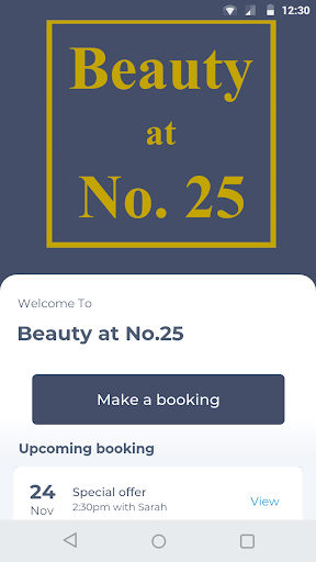Android application Beauty at No.25 screenshort