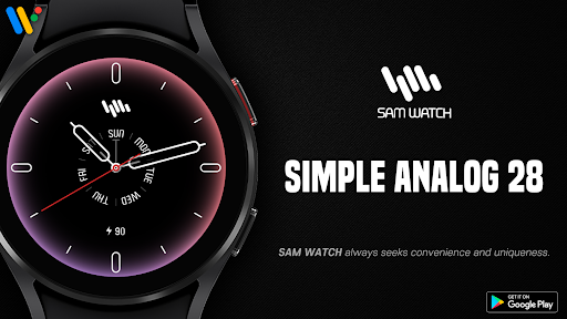 Android application SamWatch Simple Analog 28 screenshort