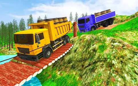 Тяжелый грузовик прицеп Sim