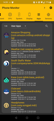 Phone Monitor Screenshot 4 - AppWisp.com