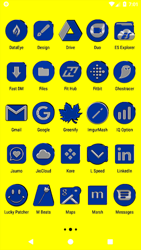 Blue Icon Pack Screenshot 4 - AppWisp.com