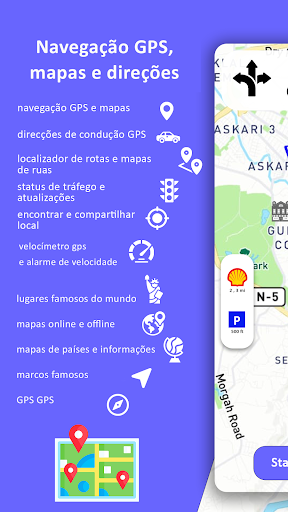 Navegação GPS, mapas e rotas screenshot 1