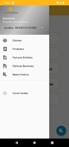 Factura CONTADORES Screen 2