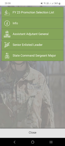 Tennessee National Guard Screen 2