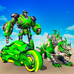 Cover Image of Download Flying Tiger Robot Attack: Flying Bike Robot Game 2.7 APK