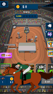 Crazy Horse Racing - Idle Game