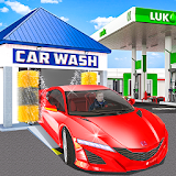 Sports Car Wash Gas Station icon