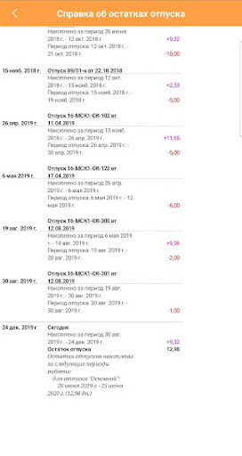 FESCO Кабинет сотрудника