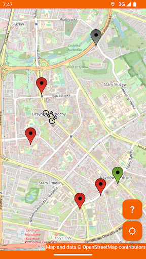 Android application Pump It Up! - Bike Pumps Map screenshort