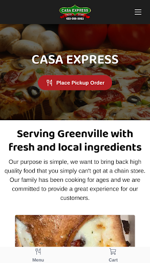 Android application Casa Express screenshort