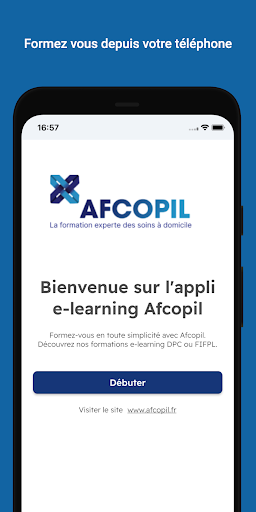 Android application Afcopil Elearning screenshort