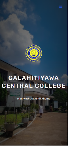 Android application Galahitiyawa Central College screenshort