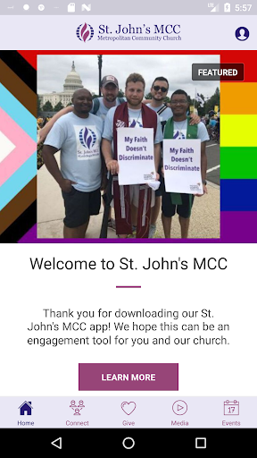 Android application St. John's MCC screenshort