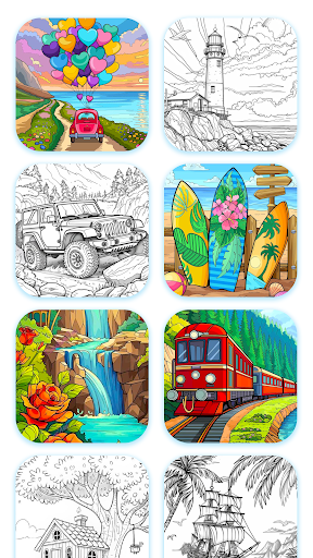 Screenshot of Coloring Book For Relaxation