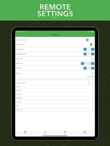 Screenshot of Reconyx Connect