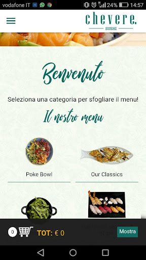 Android application Chevere screenshort