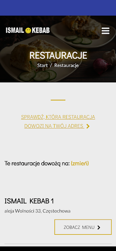Android application Ismail Kebab screenshort
