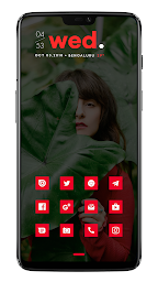 Red+ Icon Pack