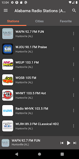Android application Alabama Radio Stations screenshort