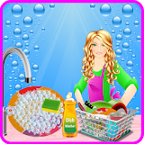 Washing Dishes games for girls icon