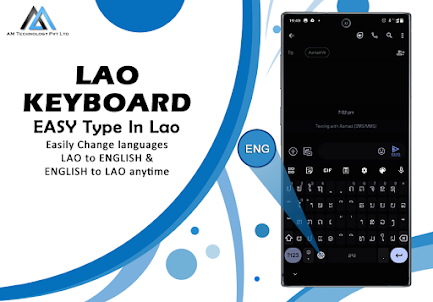 Lao English Typing Keyboard