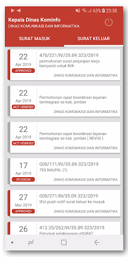 eSURAT KAB. JEMBER Screen 3