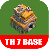 New COC Town Hall 7 Base icon
